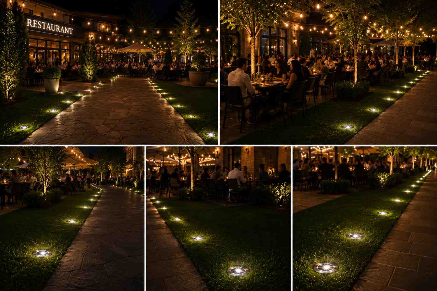 4 Ubodne Solarne Disk Svetiljke – 8 Led dioda - Slika 6