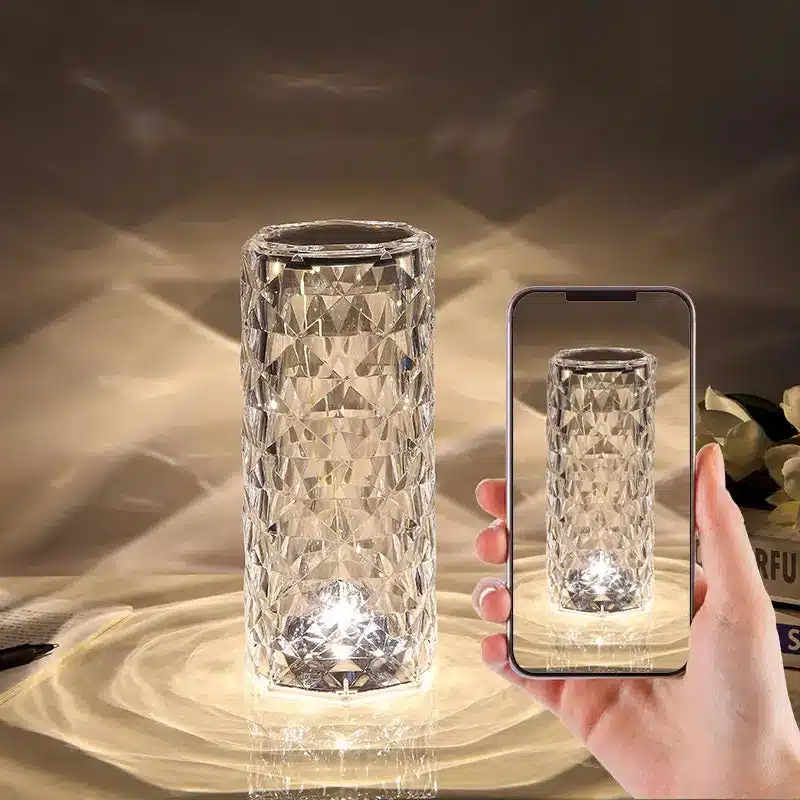 Led kristalna lampa sa 3 boje - Slika 4