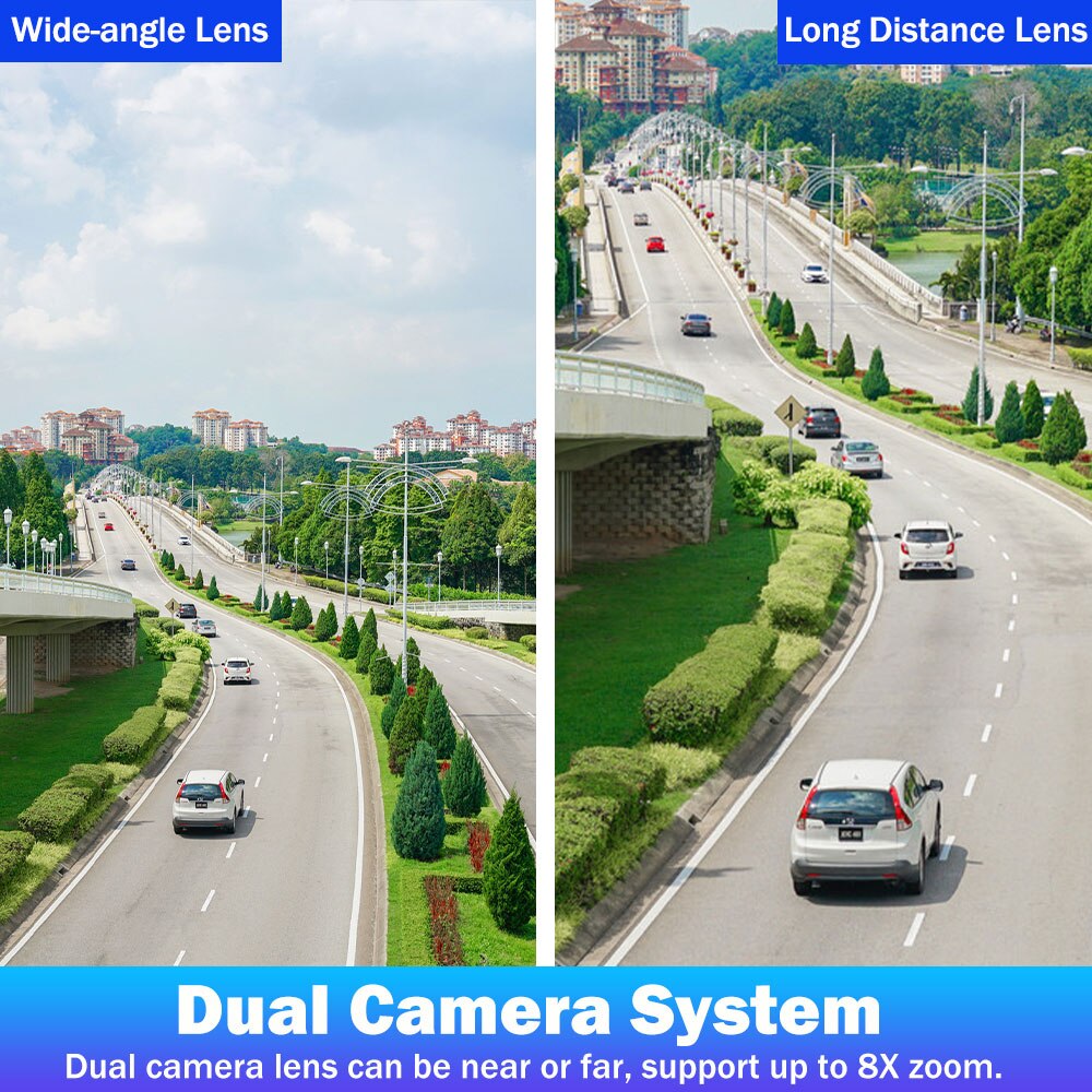 IP spoljna kamera dvostruki objektiv 10x zoom Full HD - Slika 5