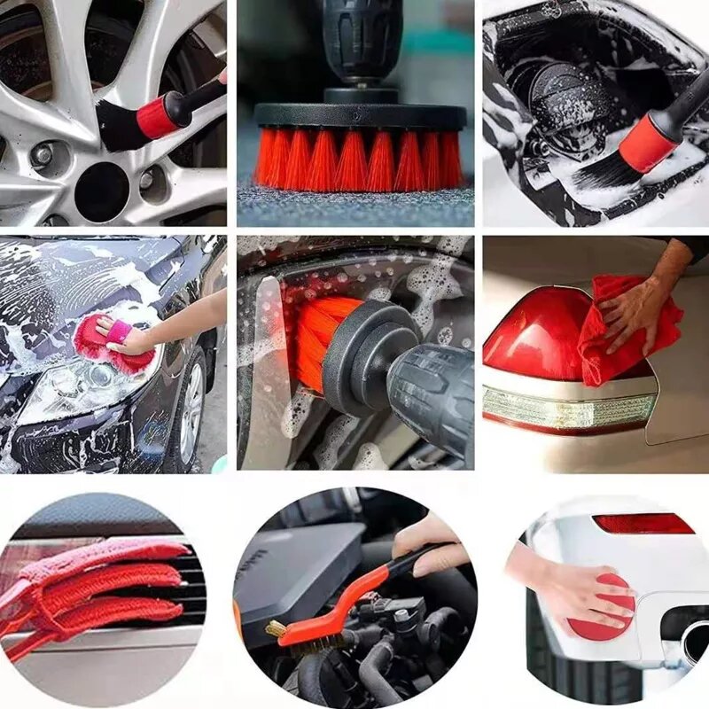 Set četkica za čišćenje automobila - 17 delova - Slika 3