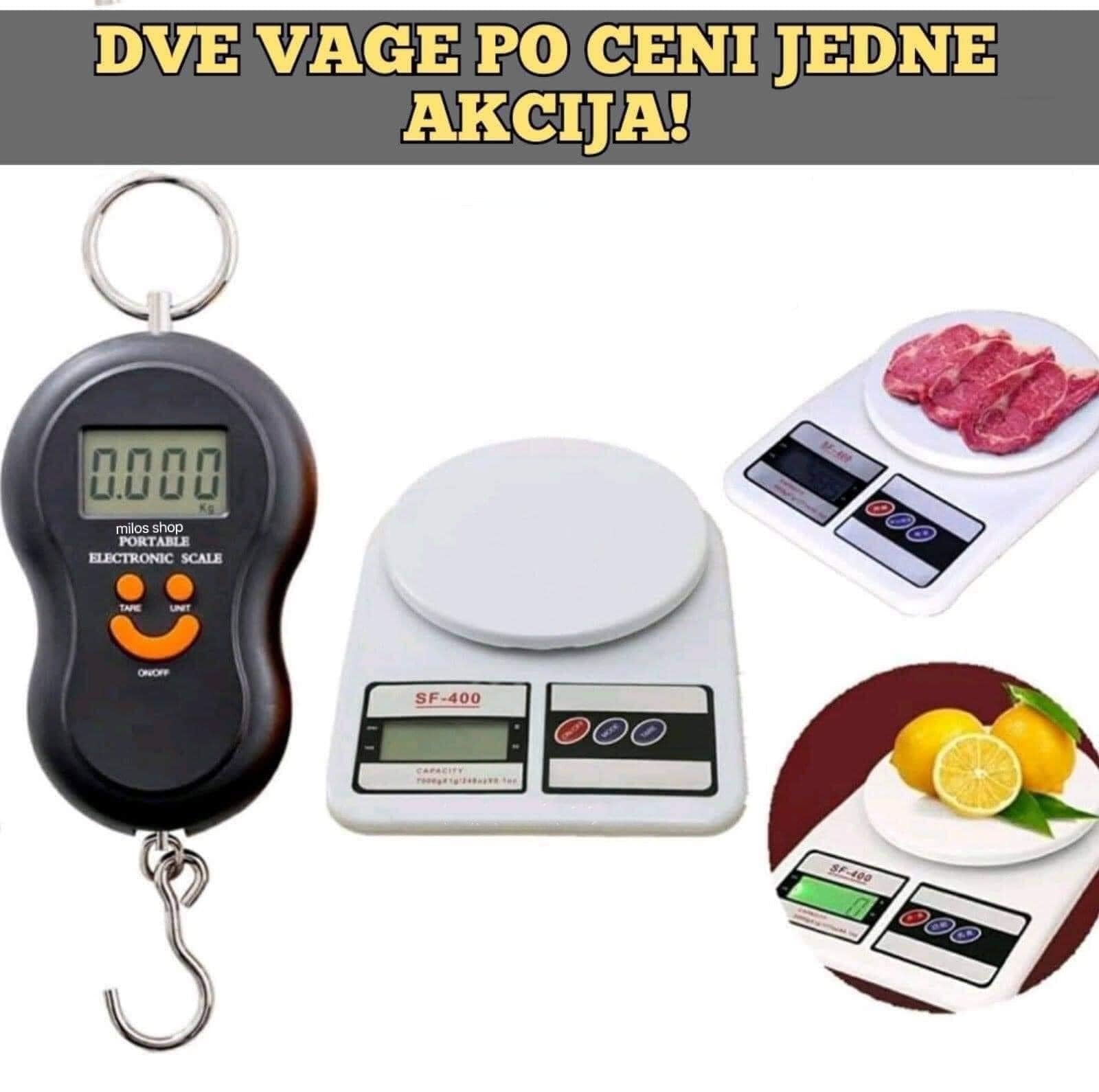 Dve digitalne vage po ceni jedne