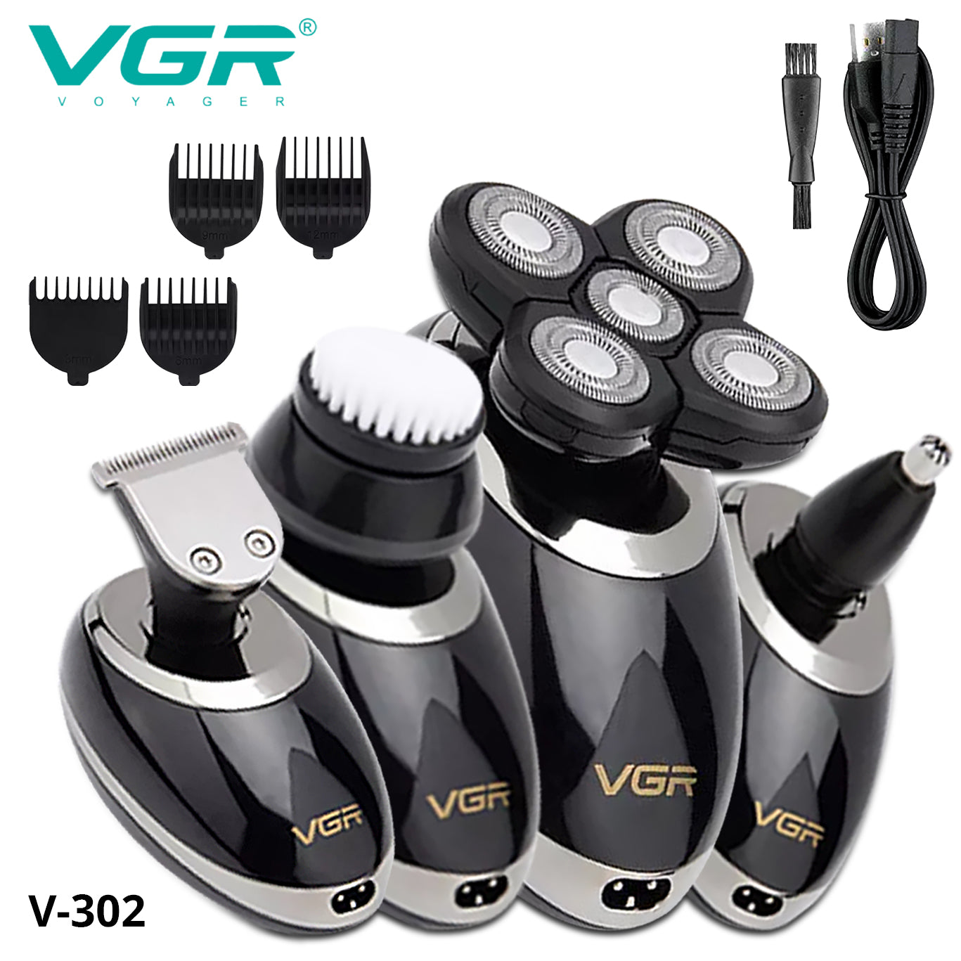 4u1 višenamenski aparat za brijanje VGR V-302 - Slika 3
