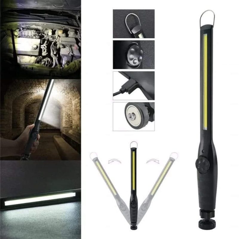 Mehanicarska LED Lampa Punjiva, sa Magnetom + USB+potenciometar