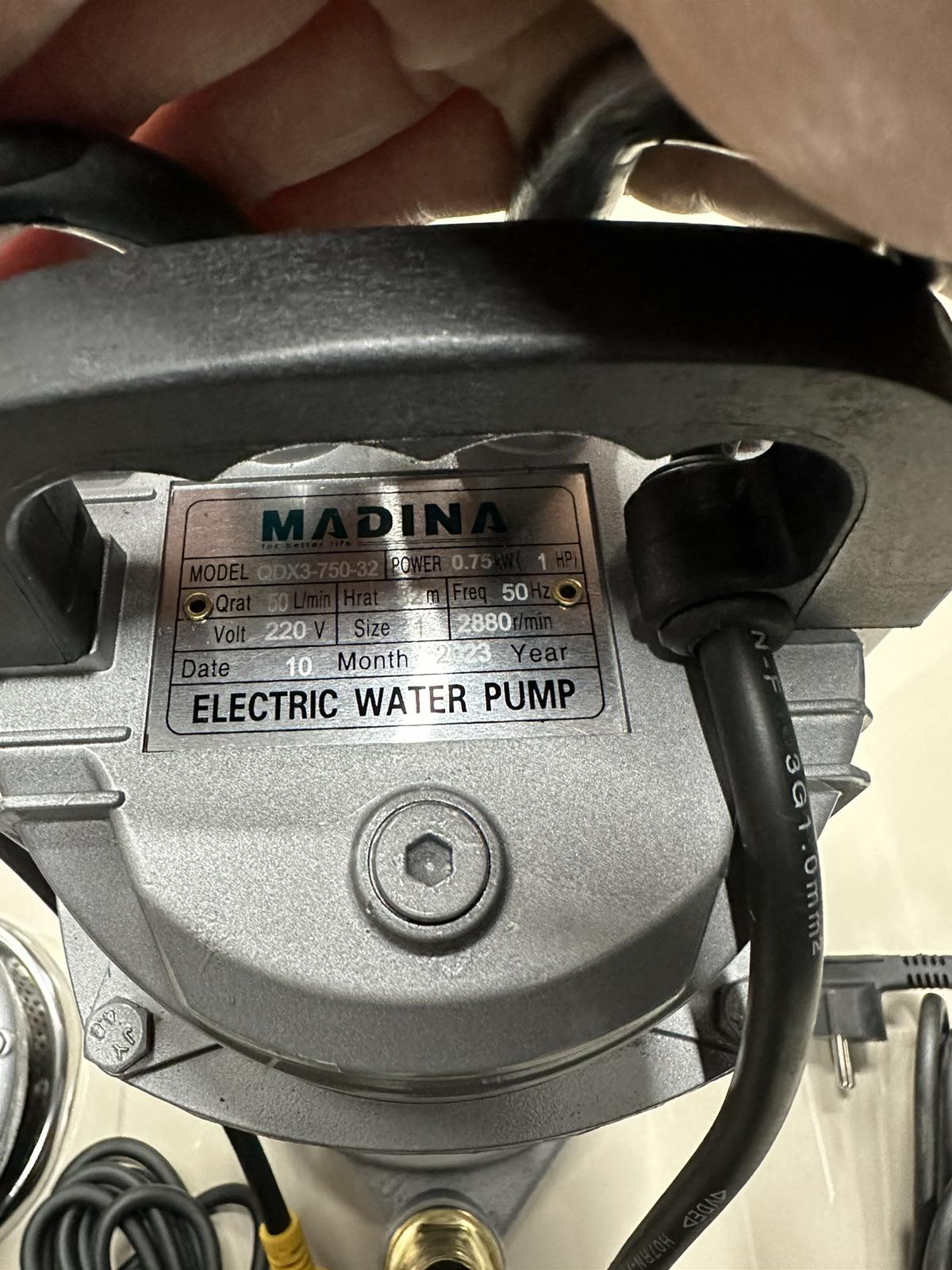 Potapajuca gidro pumpa QDX3-750-32