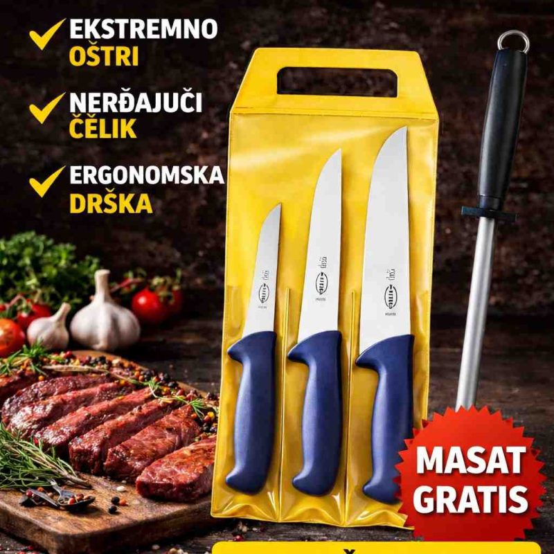 Mesarski noževi+masat