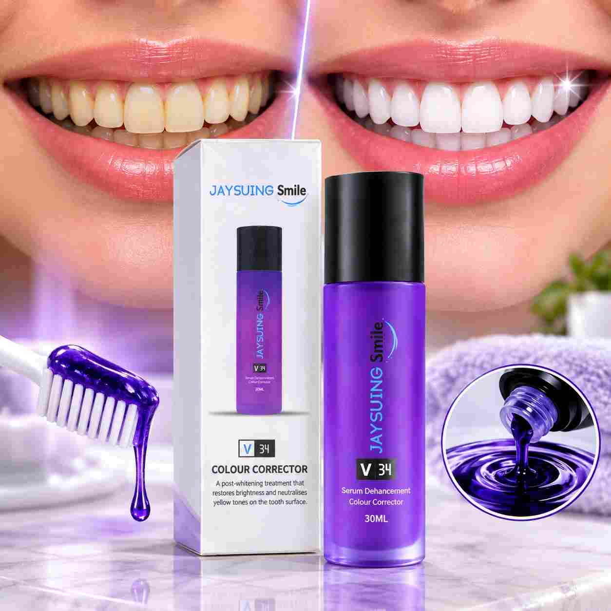 Izbeljivanje zuba V34 – Ljubičasti serum